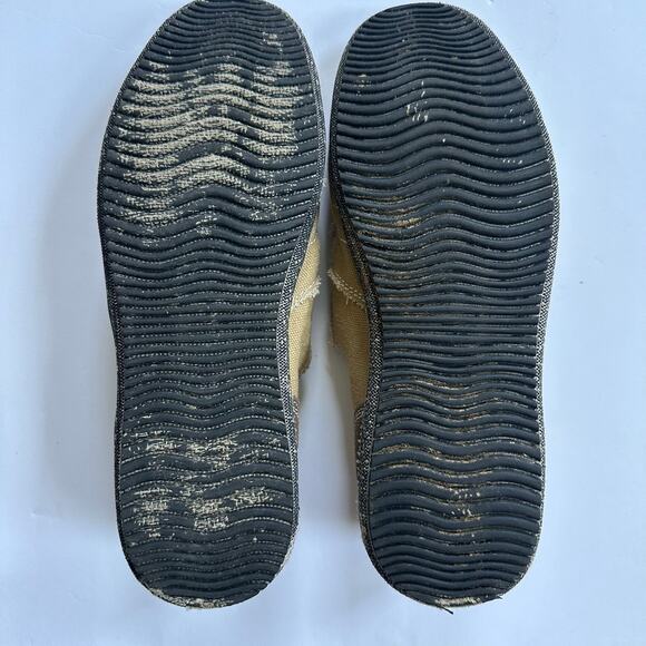 CASMAG Men's Cloth Shoes Canvas Slip on Loafers 10/43 Leisure Vintage Flat Boat - Picture 6 of 10